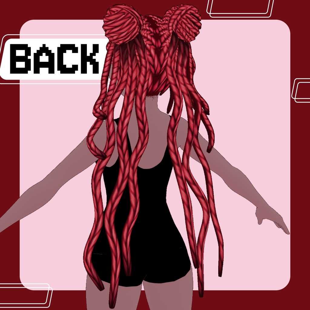 【VRoid】HairStyle Preset Braid