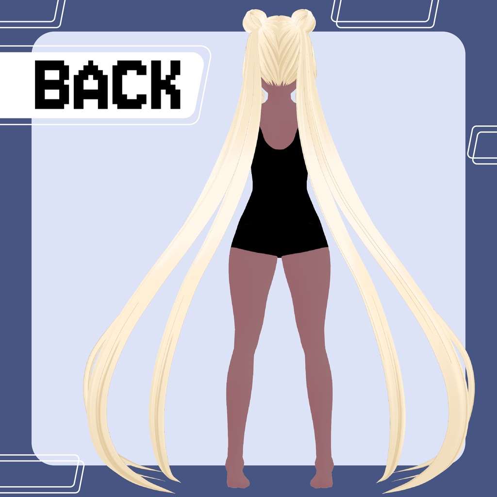 【VRoid】Odango / お団子 Hairstyle Preset