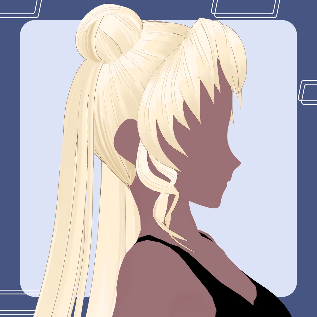 【VRoid】Odango / お団子 Hairstyle Preset