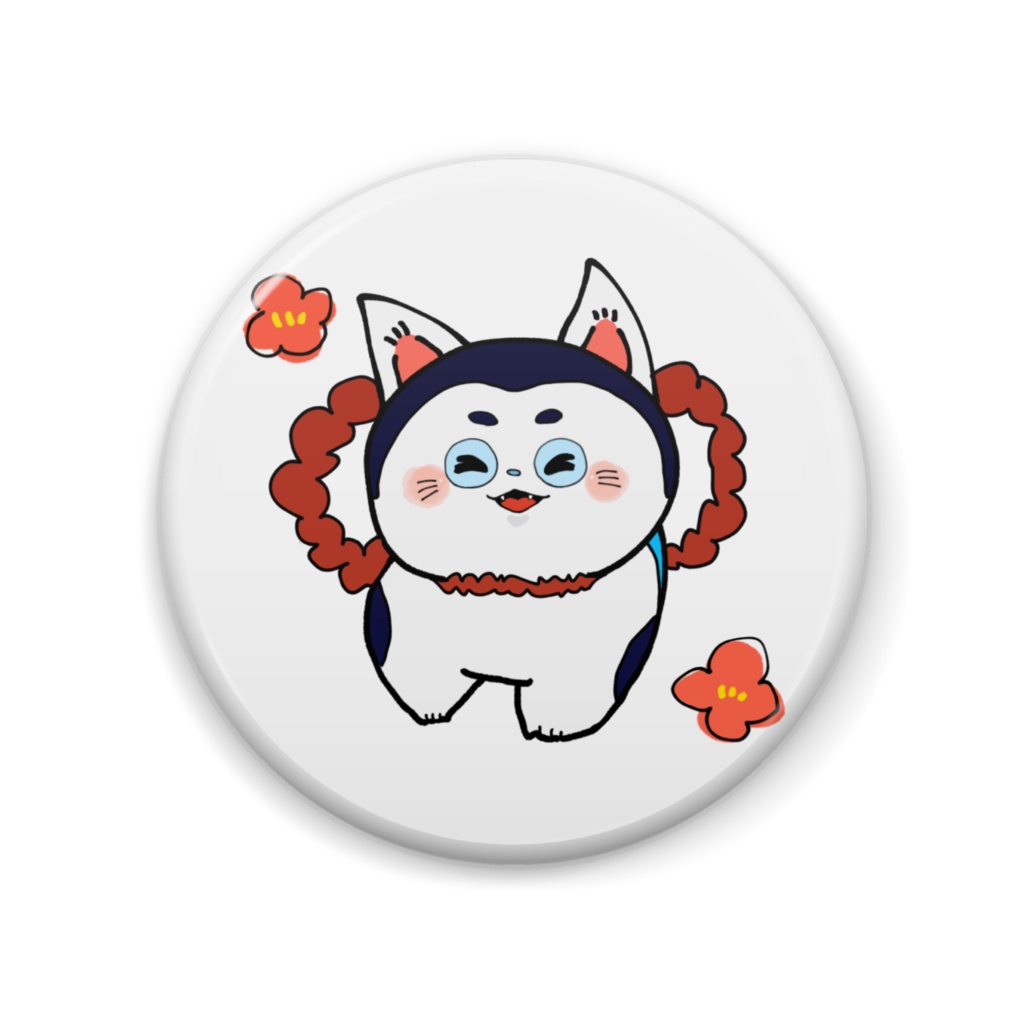 いぬはりこくん 缶バッジ2種