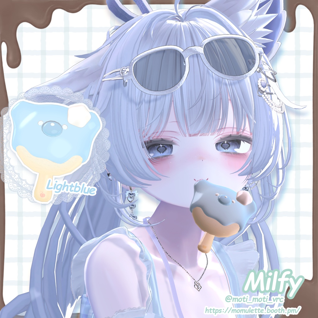 【MA対応】くまちょこあいすちゃん!🐻🍦【ねこちょこあいす追加対応予定】