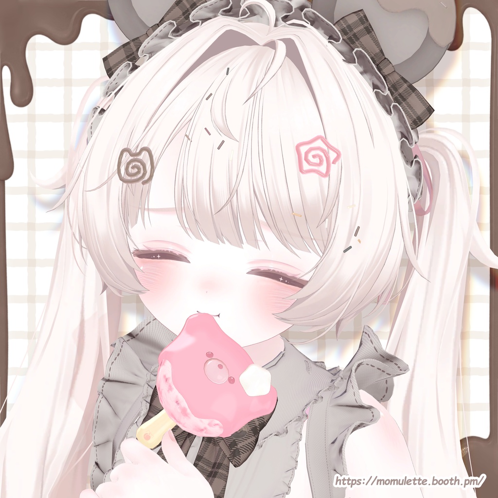 【MA対応】くまちょこあいすちゃん!🐻🍦【ねこちょこあいす追加対応予定】