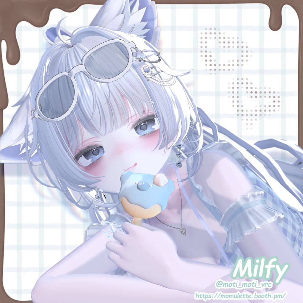 【MA対応】くまちょこあいすちゃん!🐻🍦【ねこちょこあいす追加対応予定】