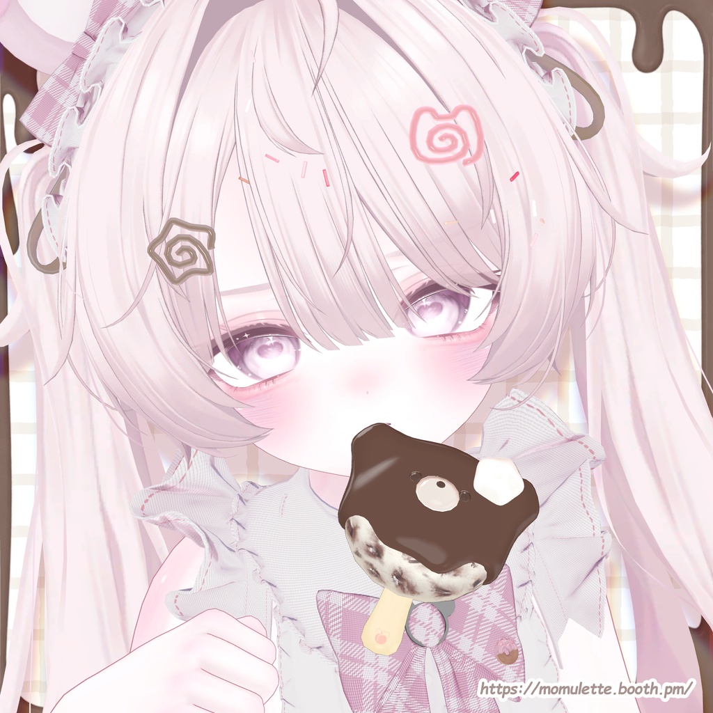 【MA対応】くまちょこあいすちゃん!🐻🍦【ねこちょこあいす追加対応予定】