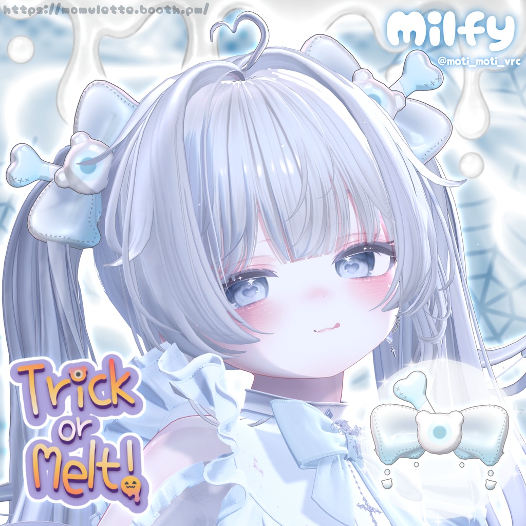 ✨50%OFF SALE✨【Trick or Melt!🎀💧】ハロウィンモチーフ🎃🦴ヘアアクセサリー