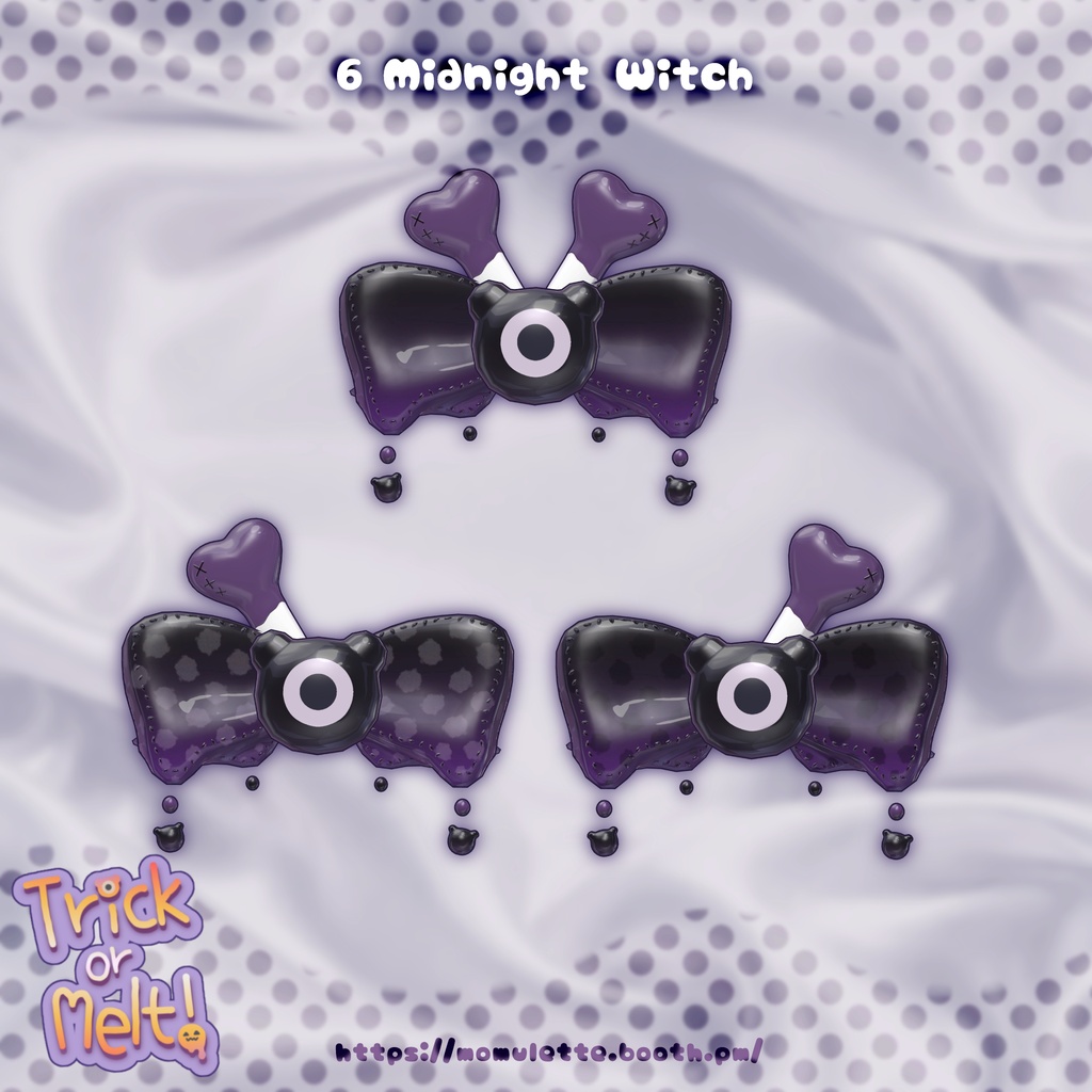 ✨50%OFF SALE✨【Trick or Melt!🎀💧】ハロウィンモチーフ🎃🦴ヘアアクセサリー