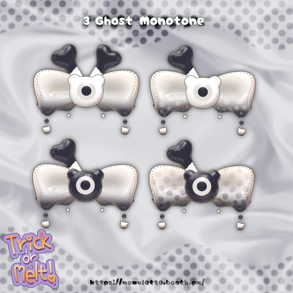 ✨50%OFF SALE✨【Trick or Melt!🎀💧】ハロウィンモチーフ🎃🦴ヘアアクセサリー