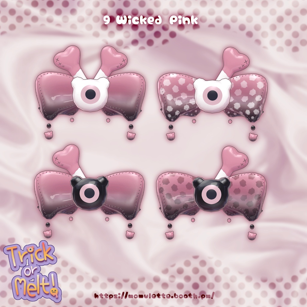 ✨50%OFF SALE✨【Trick or Melt!🎀💧】ハロウィンモチーフ🎃🦴ヘアアクセサリー