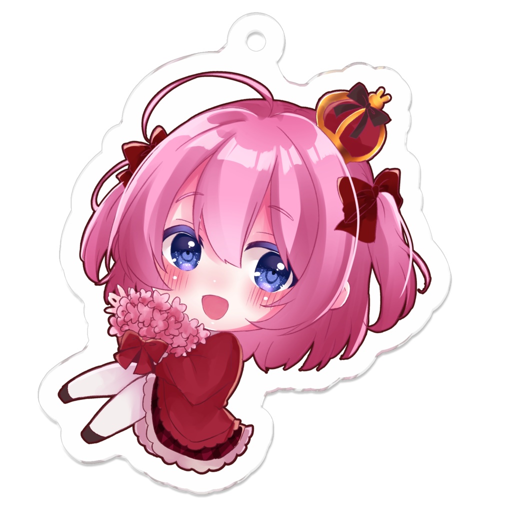 まよなかねむこ描きおろし!活動1周年記念♡アクリルキーホルダー