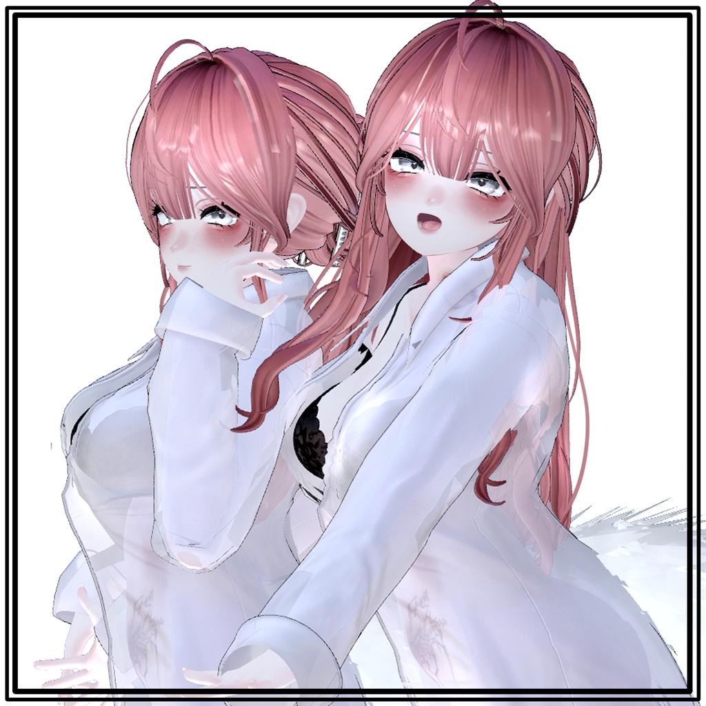 【VRC想定】2Way Vance Clip Hair Ver.2