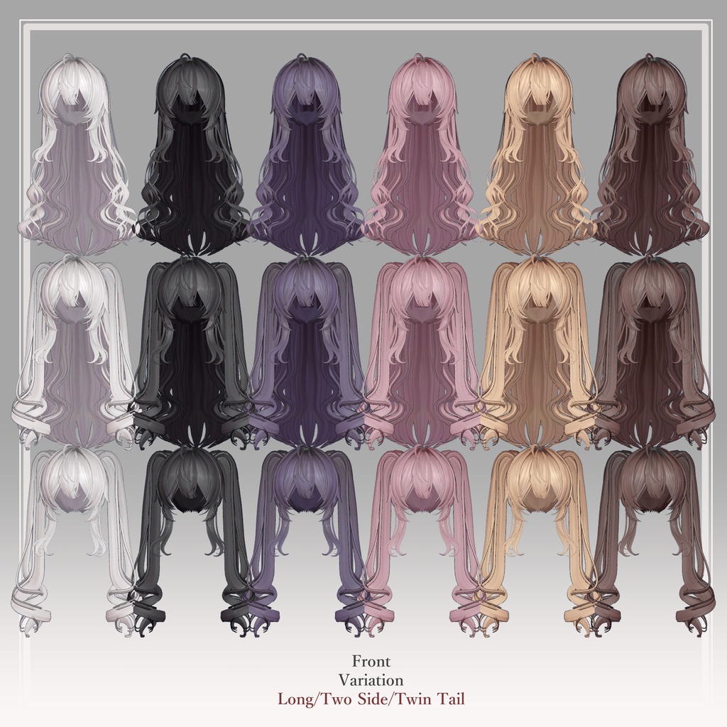 【PB対応】3Way Two Side Twin