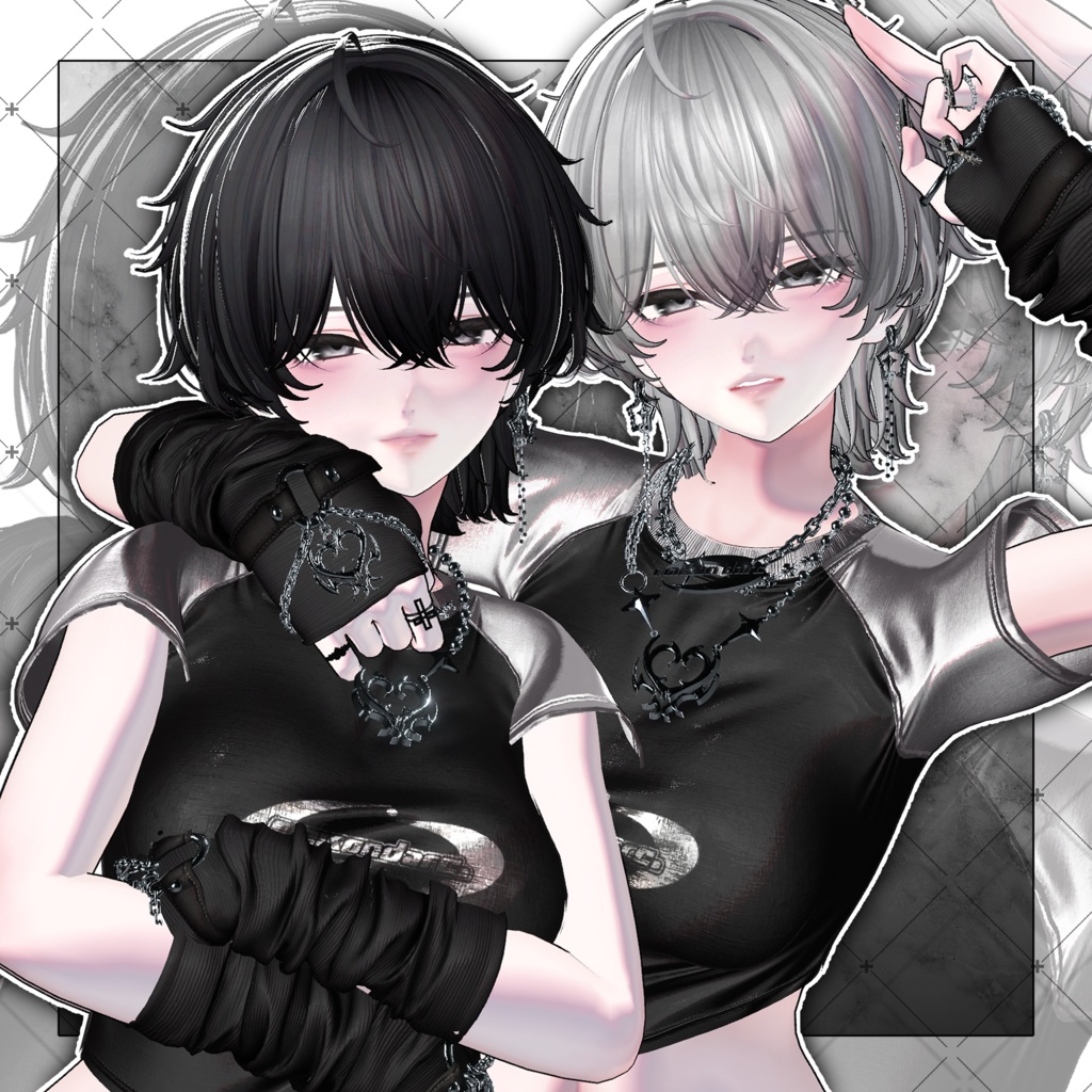 【VRC想定】無造作ショートネオウルフ Ver.2