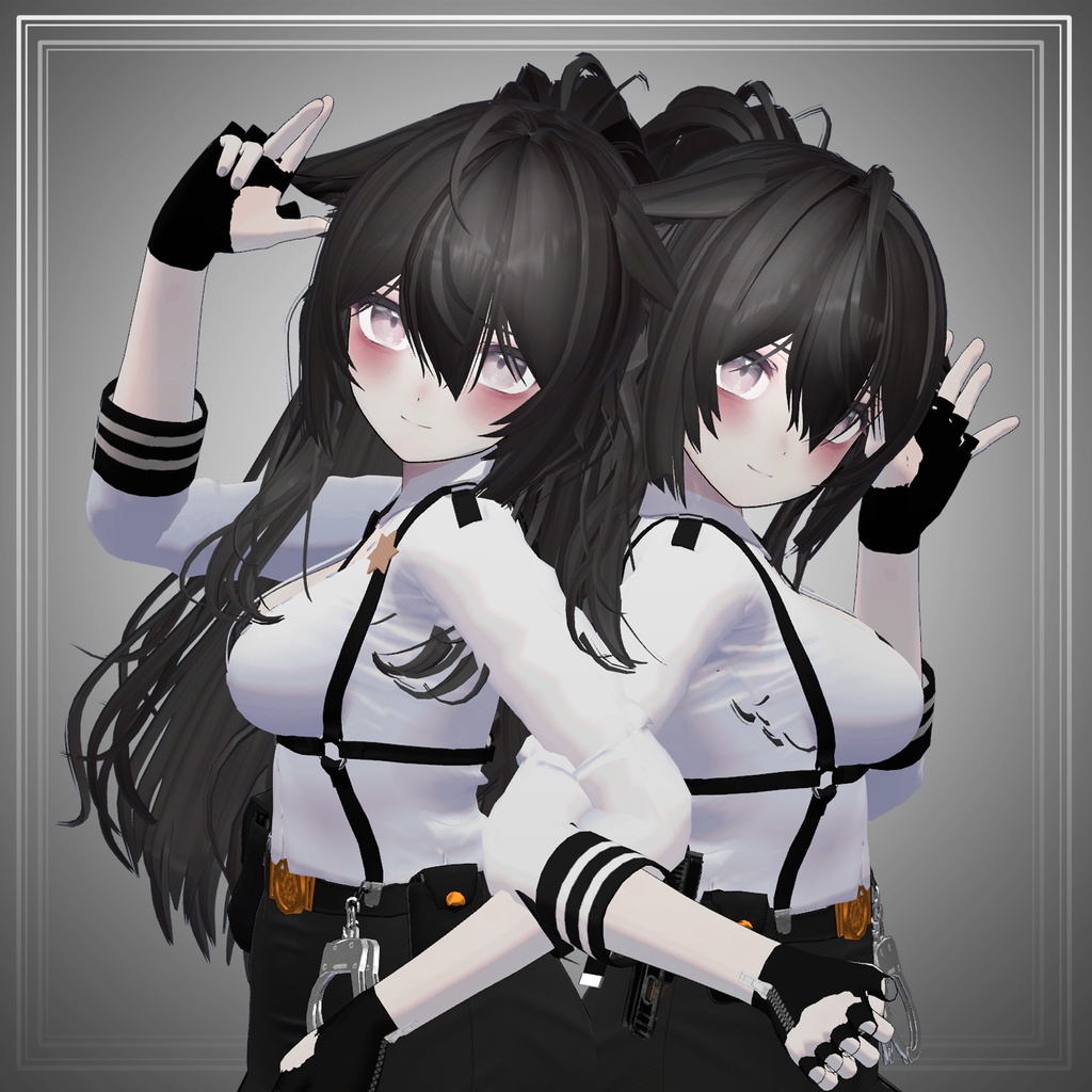 【PB対応】3Way SZ ハーフアップポニーテール