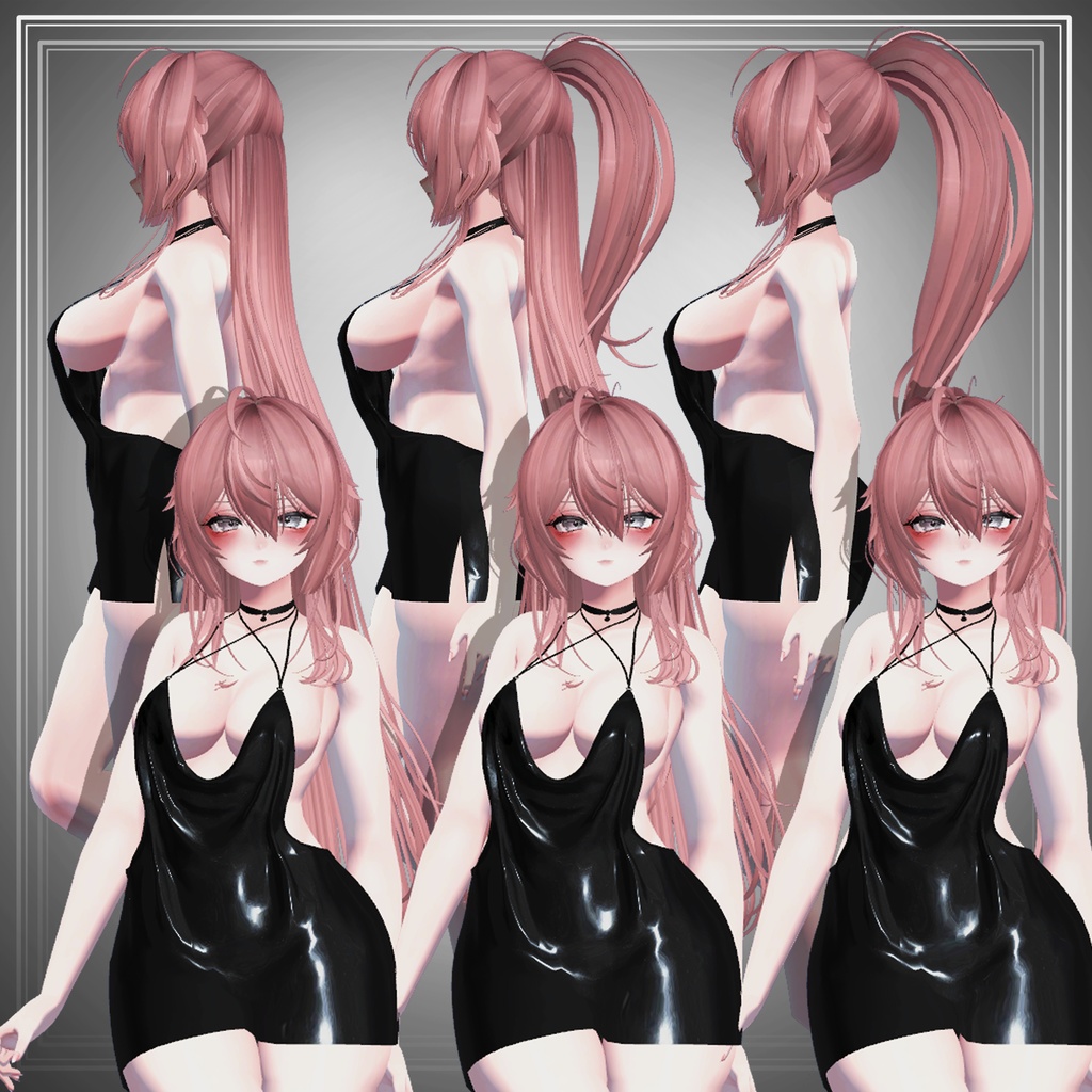 【PB対応】3Way SZ ハーフアップポニーテール