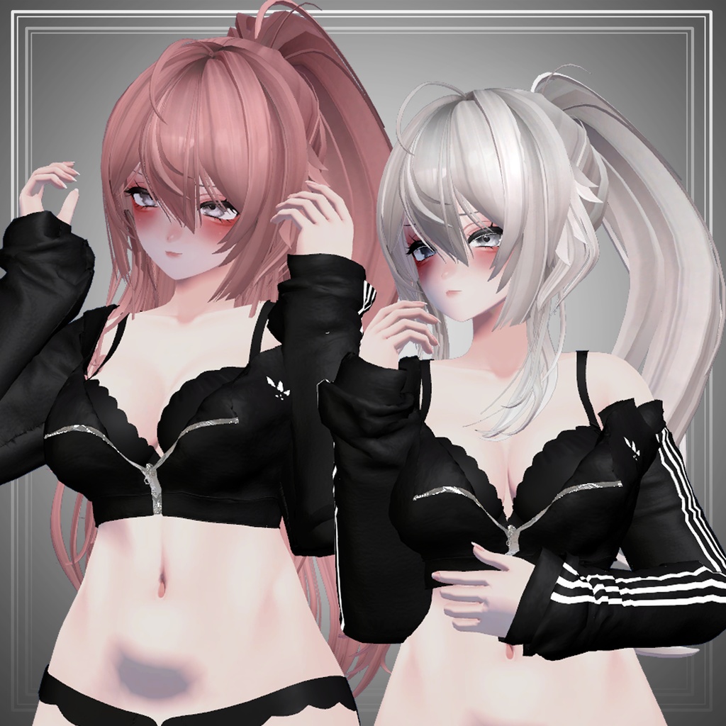 【PB対応】3Way SZ ハーフアップポニーテール