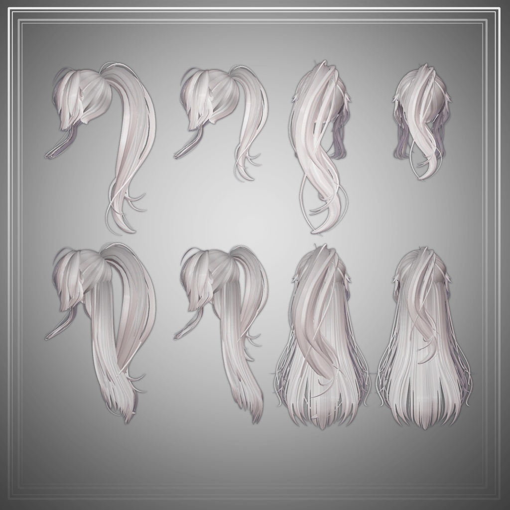 【PB対応】3Way SZ ハーフアップポニーテール