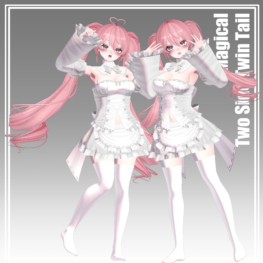 【VRC想定】2Way まじかるツーサイドツインテール