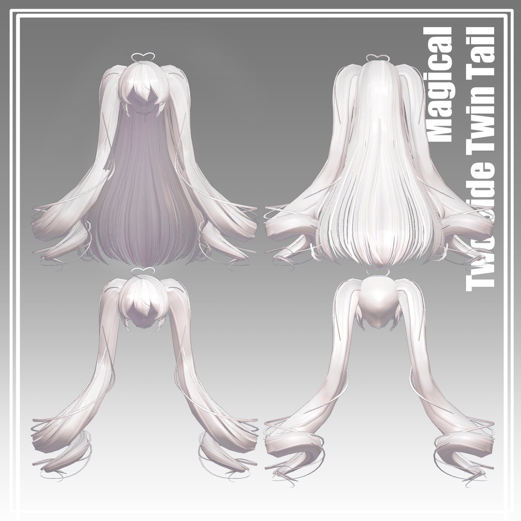 【VRC想定】2Way まじかるツーサイドツインテール