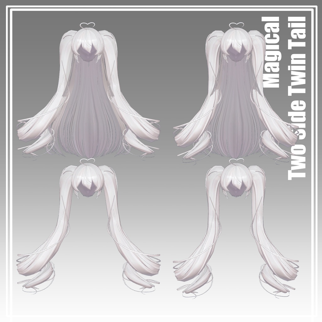 【VRC想定】2Way まじかるツーサイドツインテール