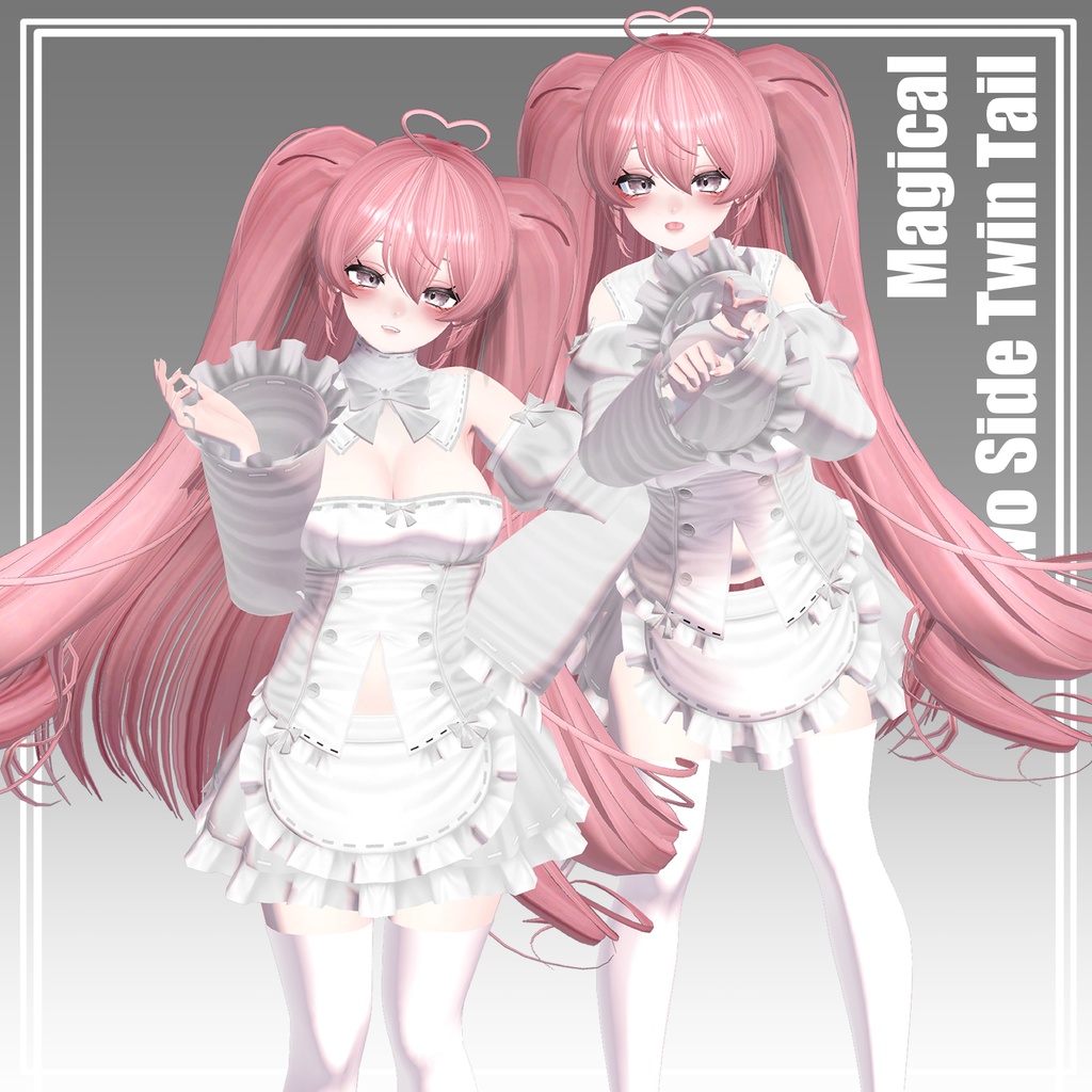 【VRC想定】2Way まじかるツーサイドツインテール