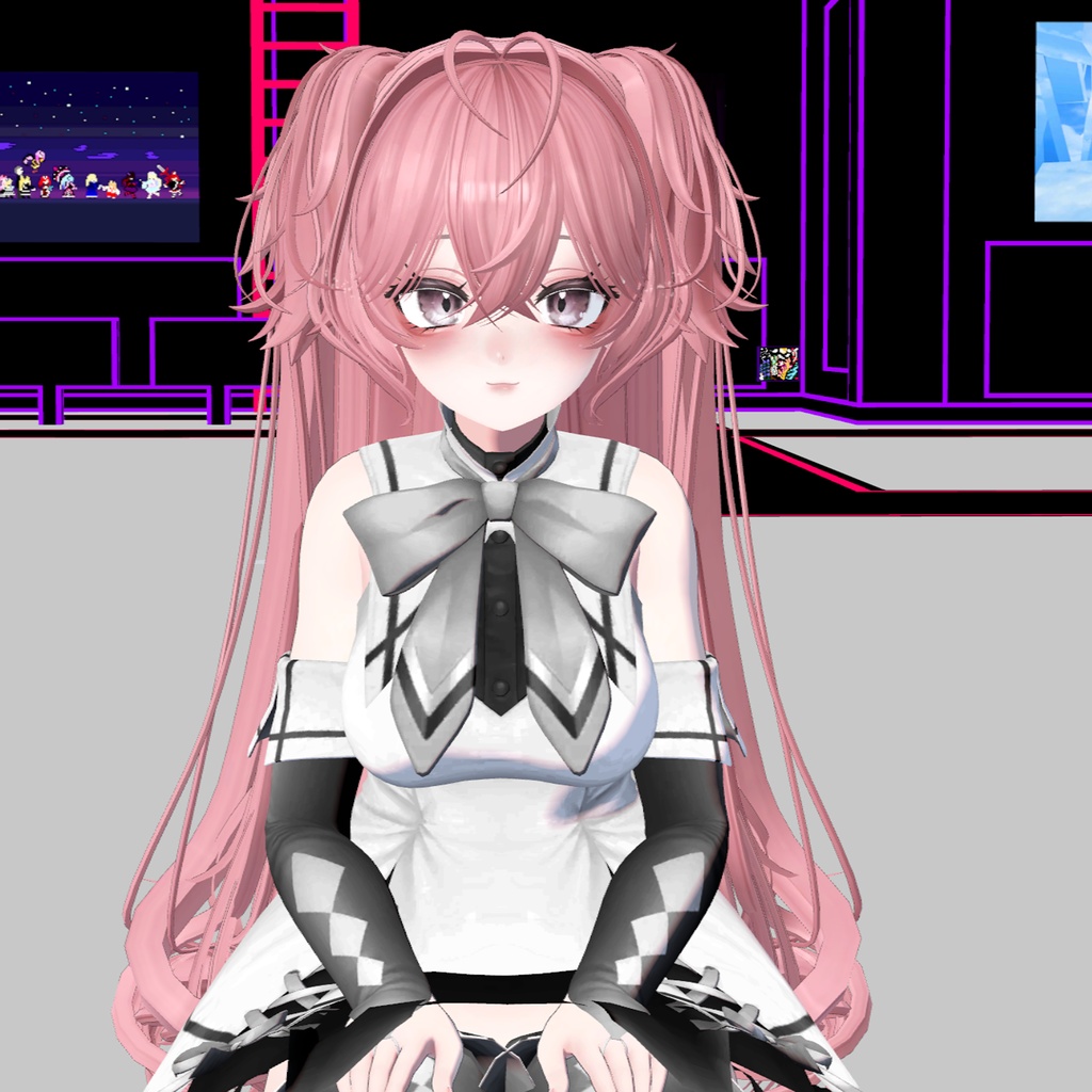 【VRC想定】3way×3小悪魔ツーサイドツインテール