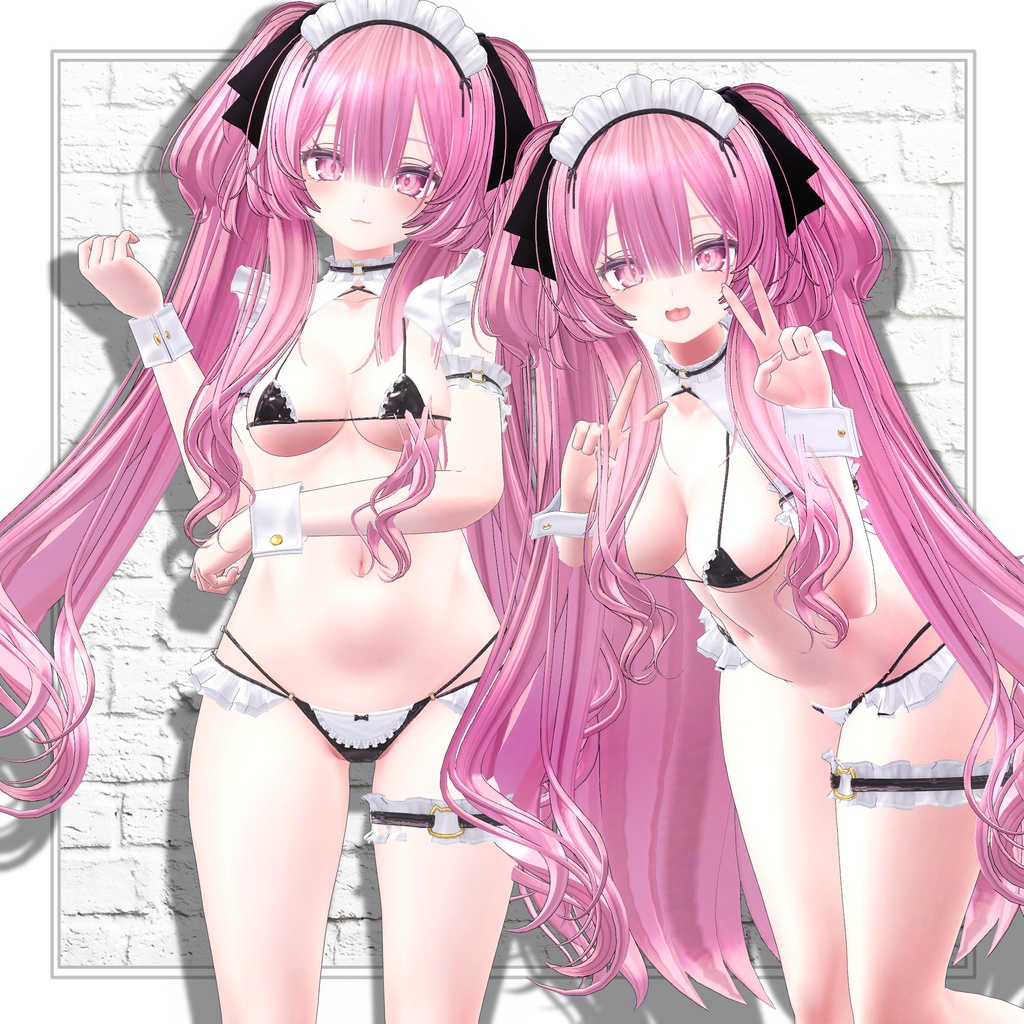 【VRC想定】3way×3 Shih Tzu Hair