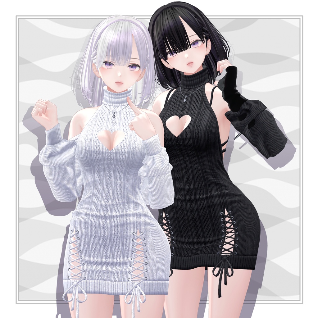 【VRC想定】2way+3 MINIMUM ボブ Hair