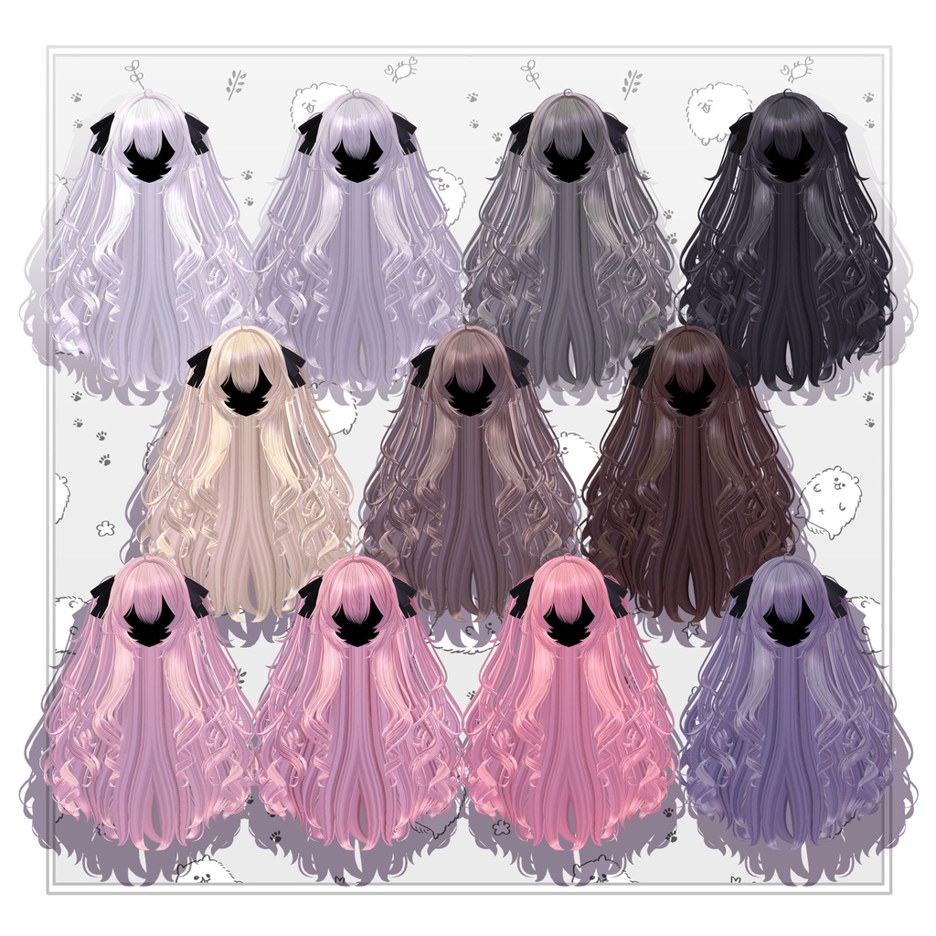 VRC想定】3way+2 LOVE it Rabbit Hair - GLAY Unknown - BOOTH