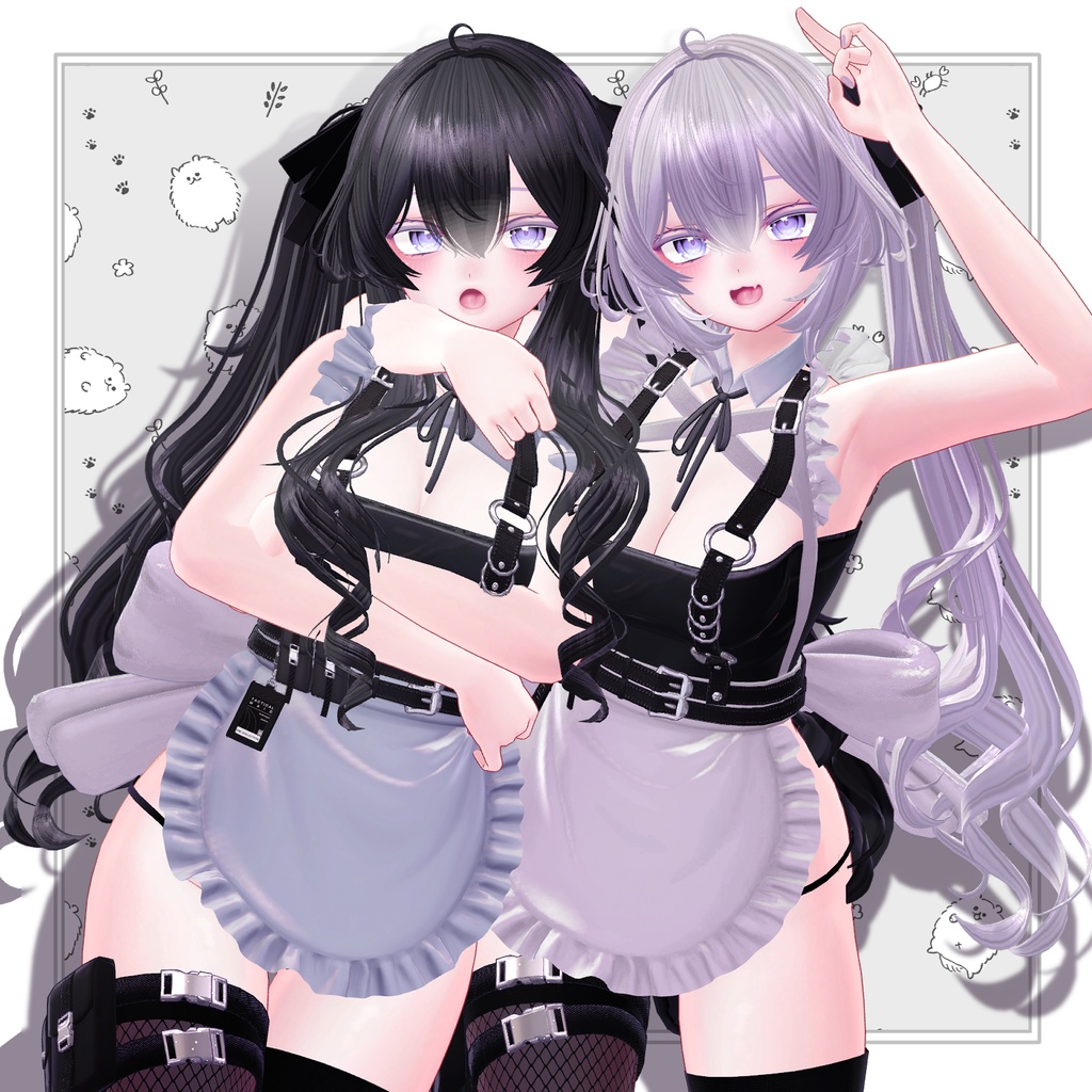 【VRC想定】3way+2 LOVE it Rabbit Hair