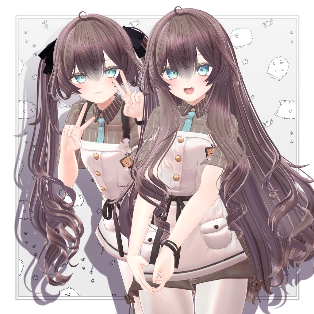 【VRC想定】3way+2 LOVE it Rabbit Hair