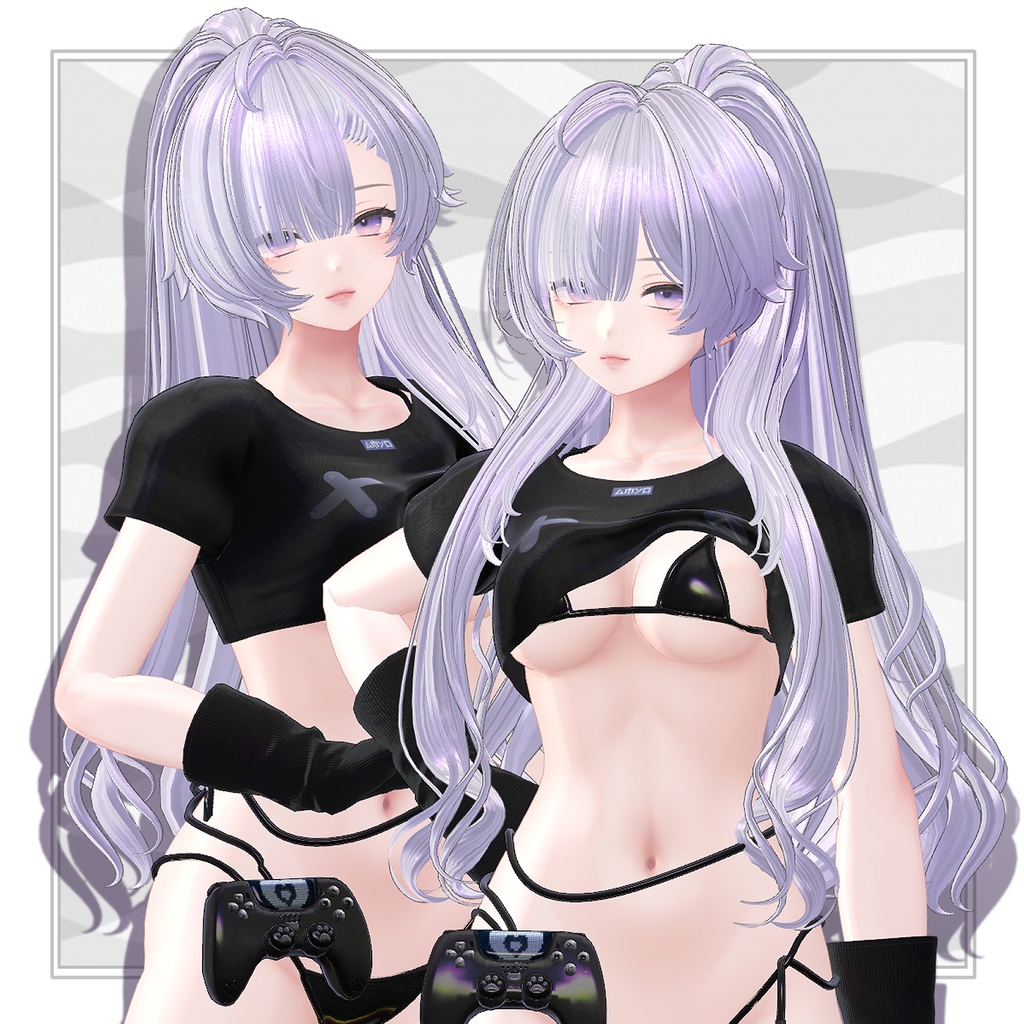 【VRC想定】3way+2 PWS Hair pack