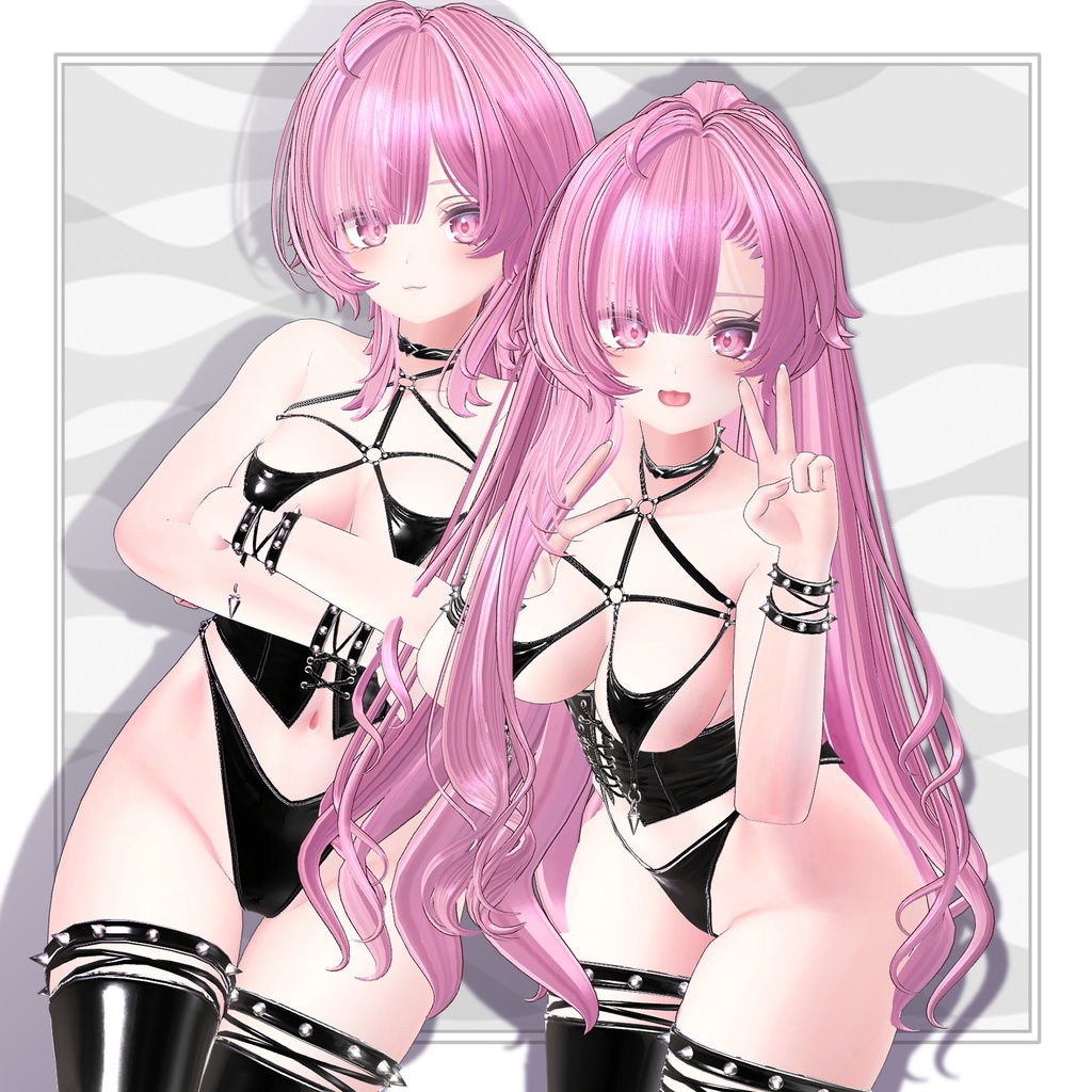 【VRC想定】3way+2 PWS Hair pack