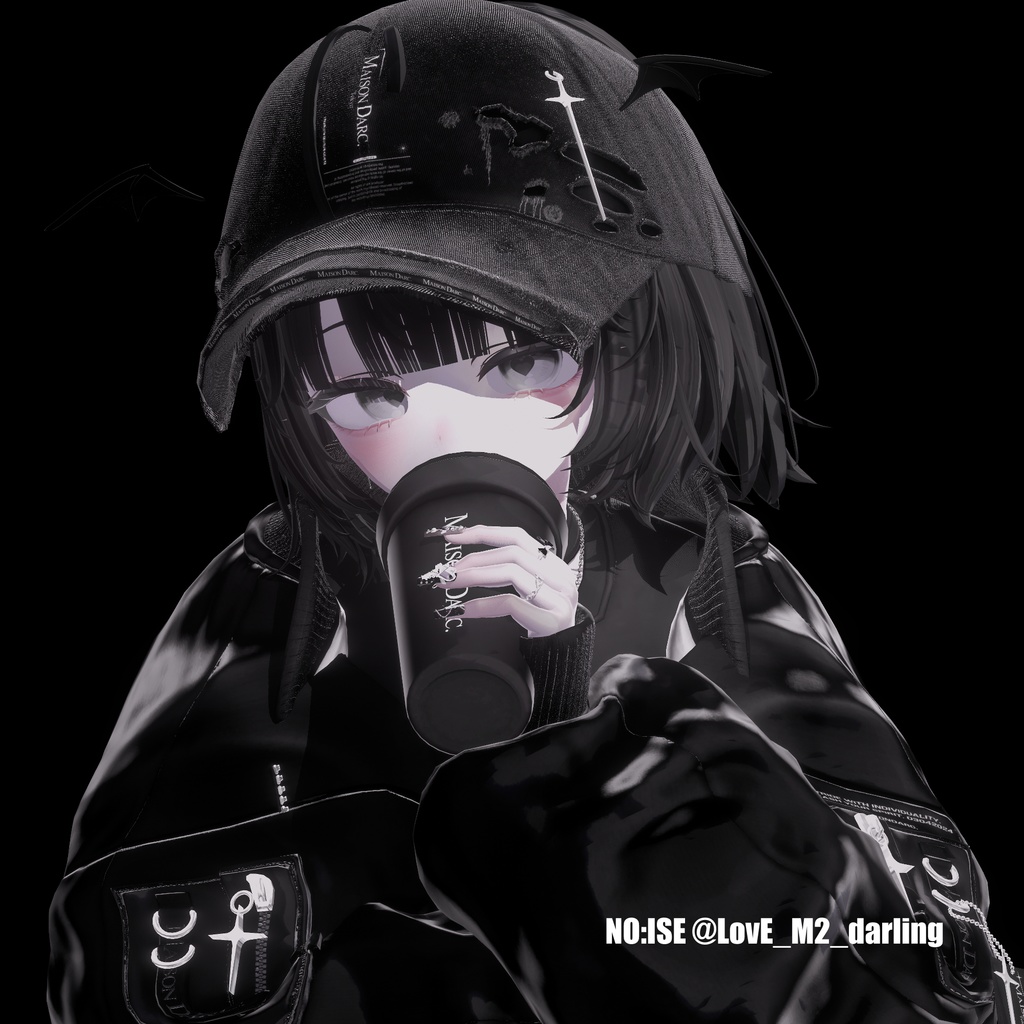 【VRC想定】おりぼんクマベアヘア