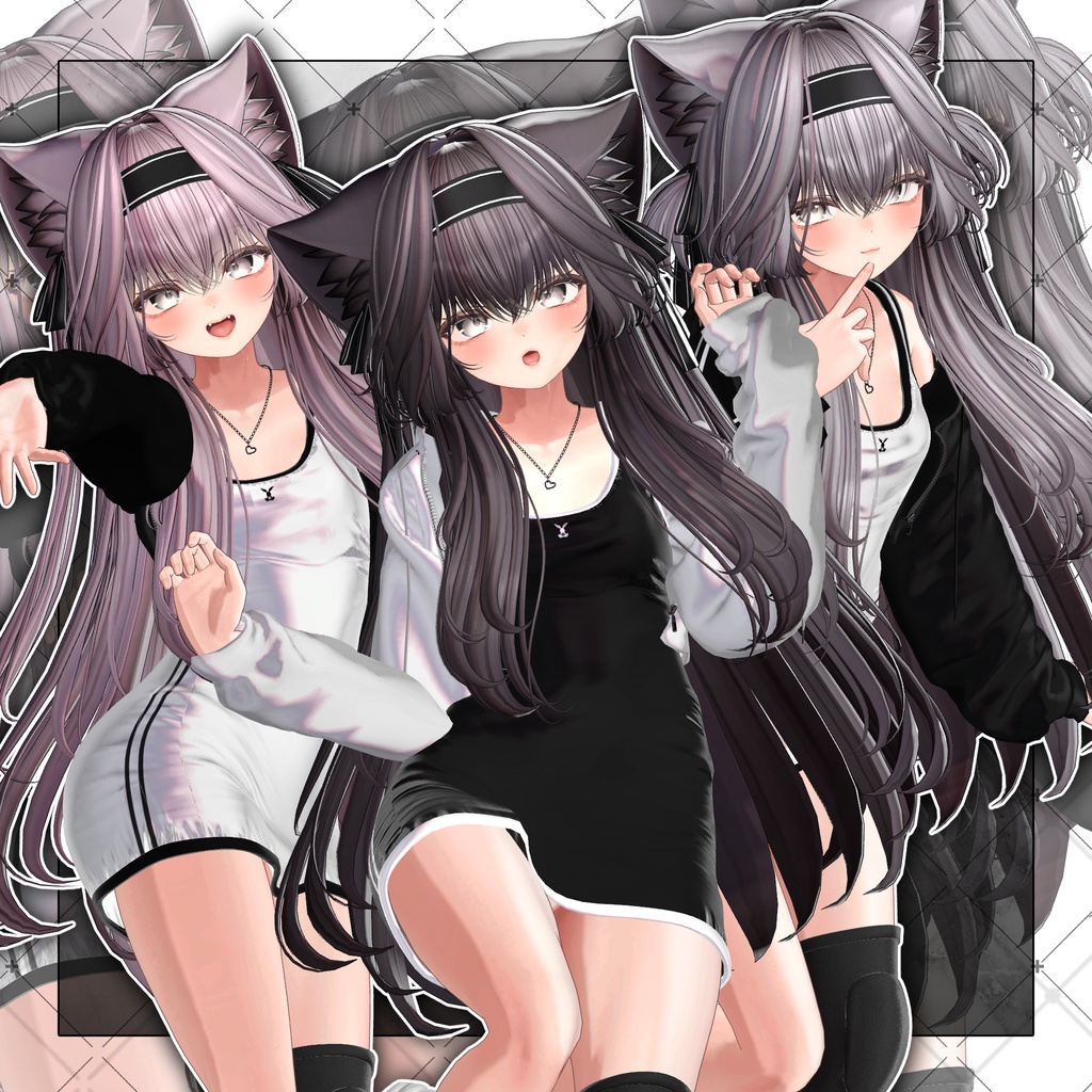 【VRC想定】The Aristocats Hair