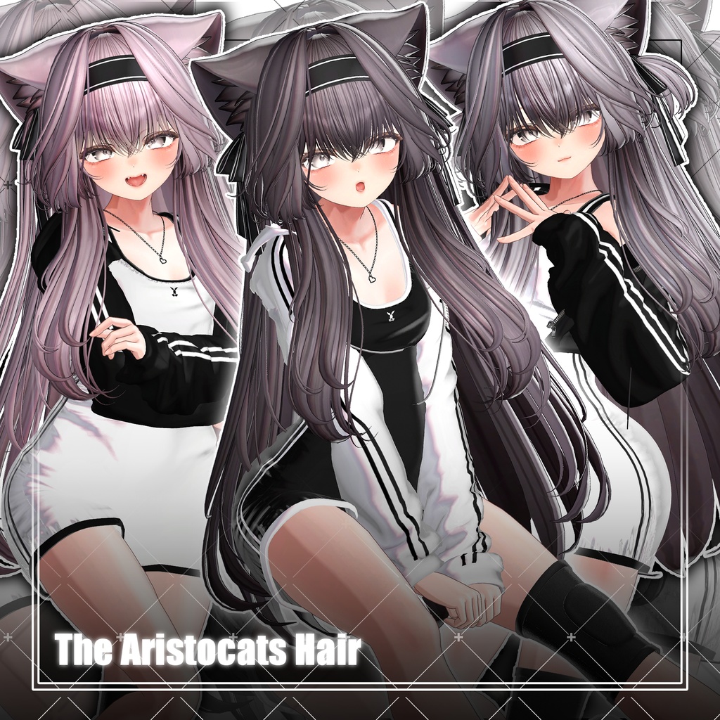 【VRC想定】The Aristocats Hair