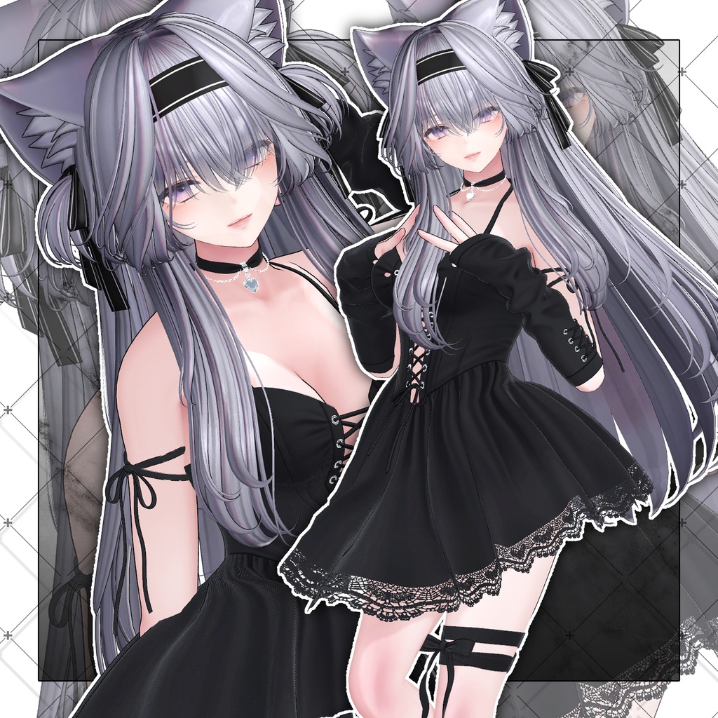 【VRC想定】The Aristocats Hair