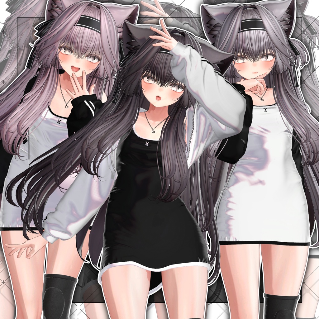 【VRC想定】The Aristocats Hair