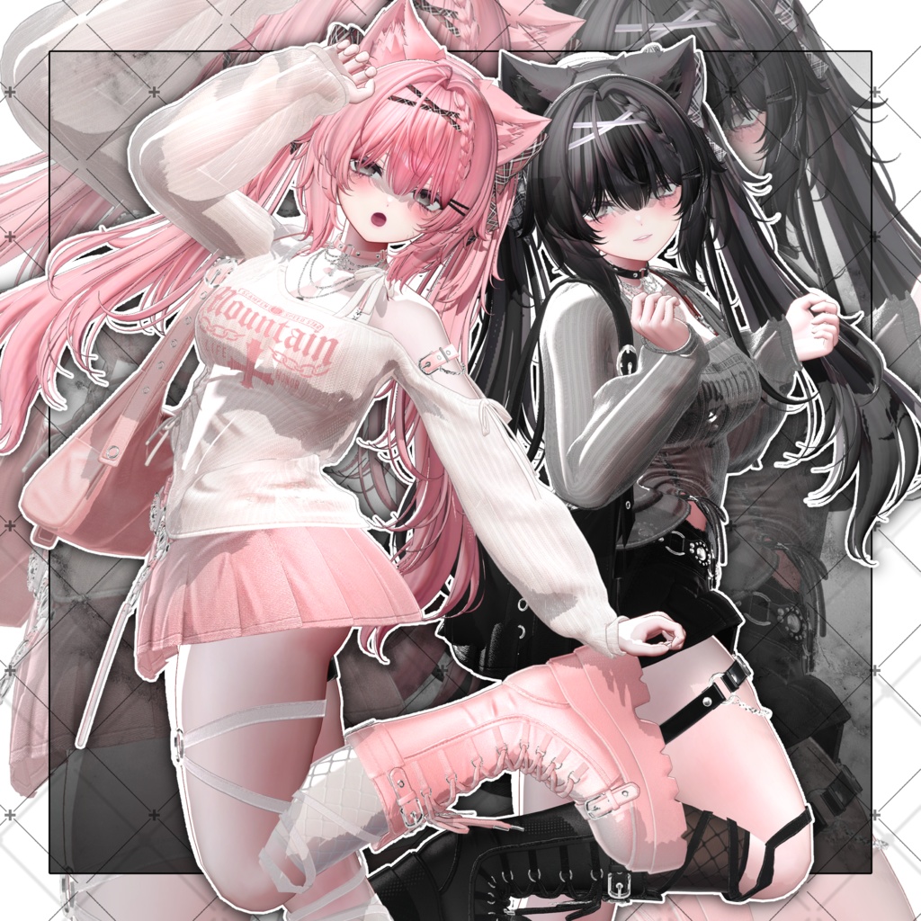 【VRC想定】Rabid Wolf Twin tail