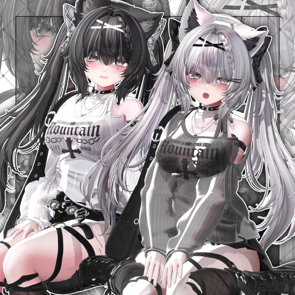 【VRC想定】Rabid Wolf Twin tail