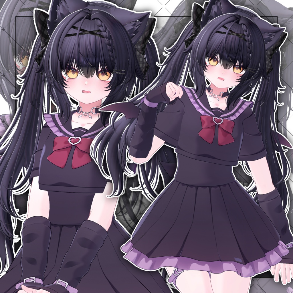 【VRC想定】Rabid Wolf Twin tail