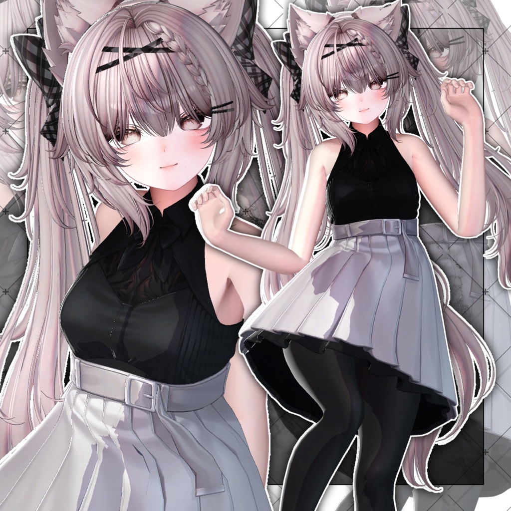 【VRC想定】Rabid Wolf Twin tail