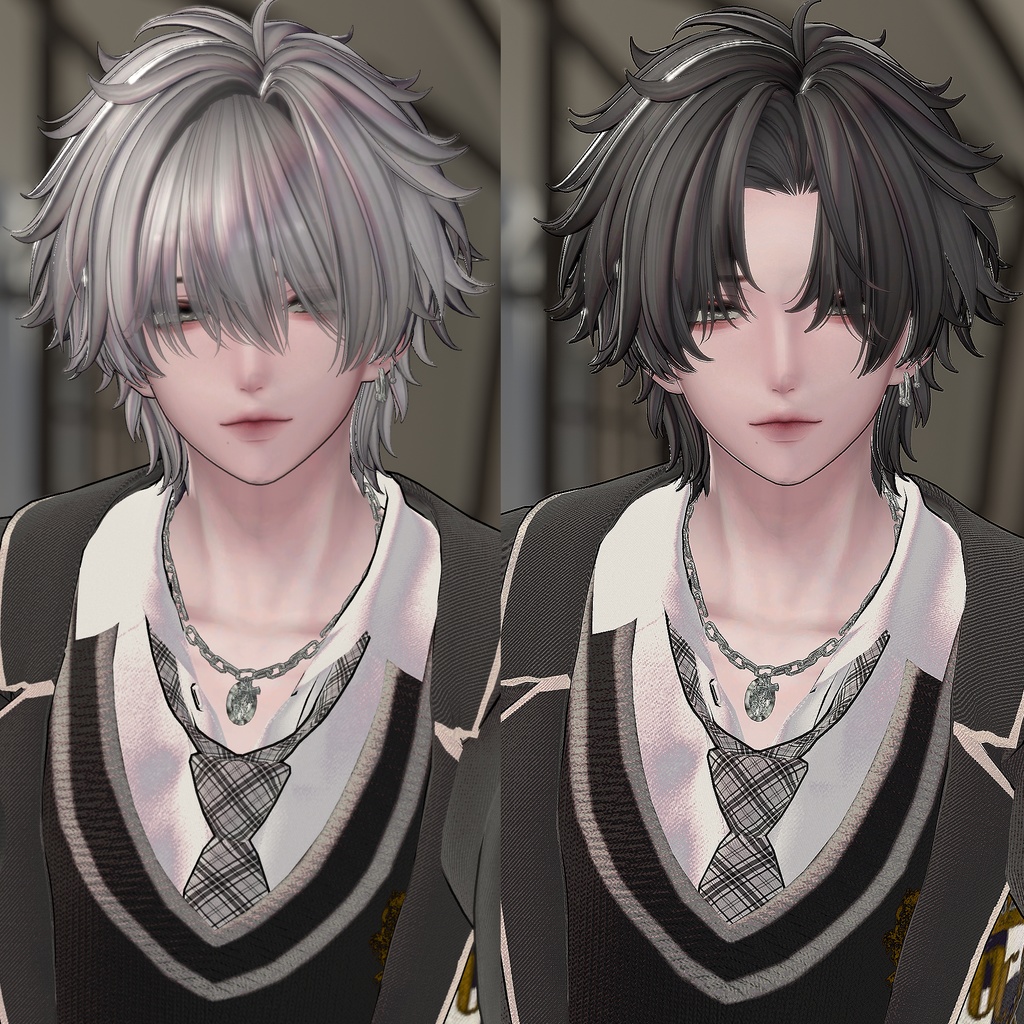 【VRC想定】ZAZZY Short Hair