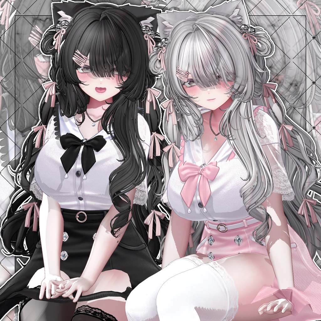 【VRC想定】Velvet Cat Long Hair