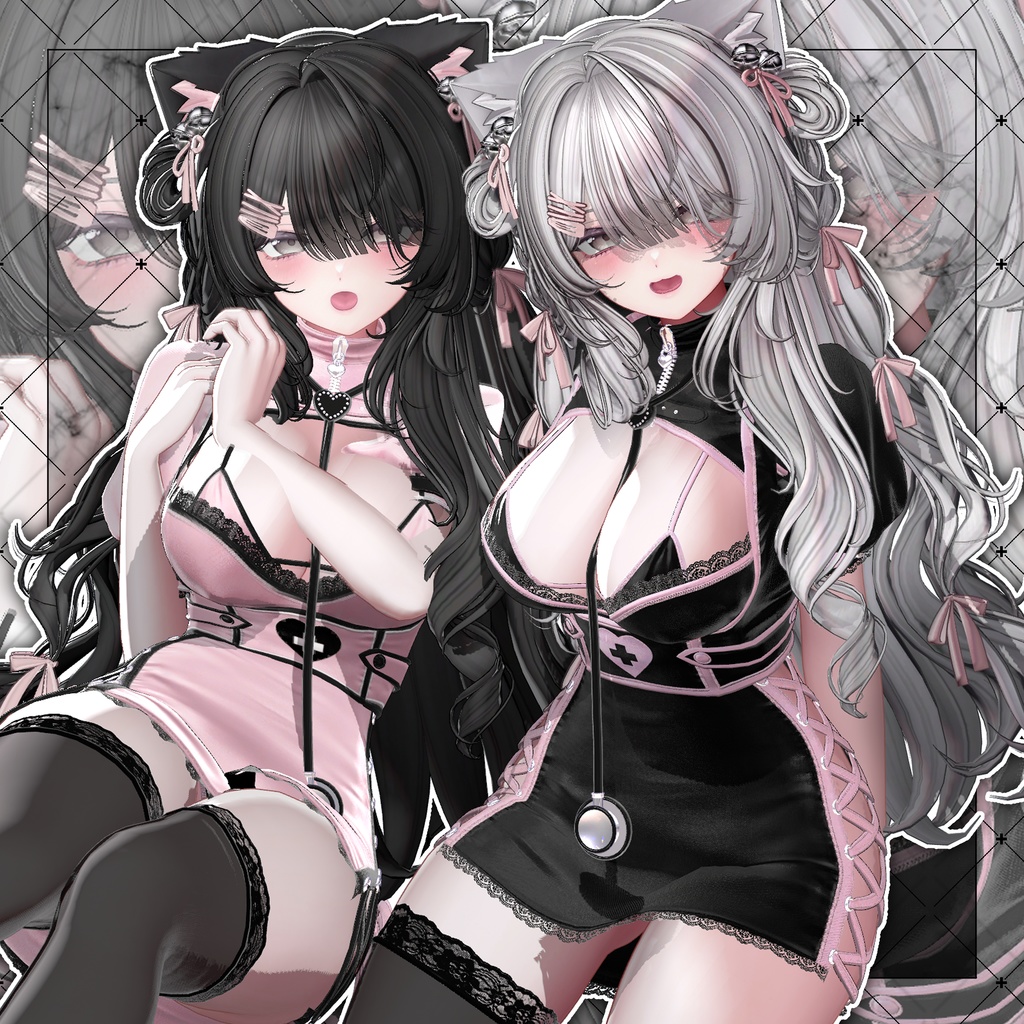 【VRC想定】Velvet Cat Long Hair