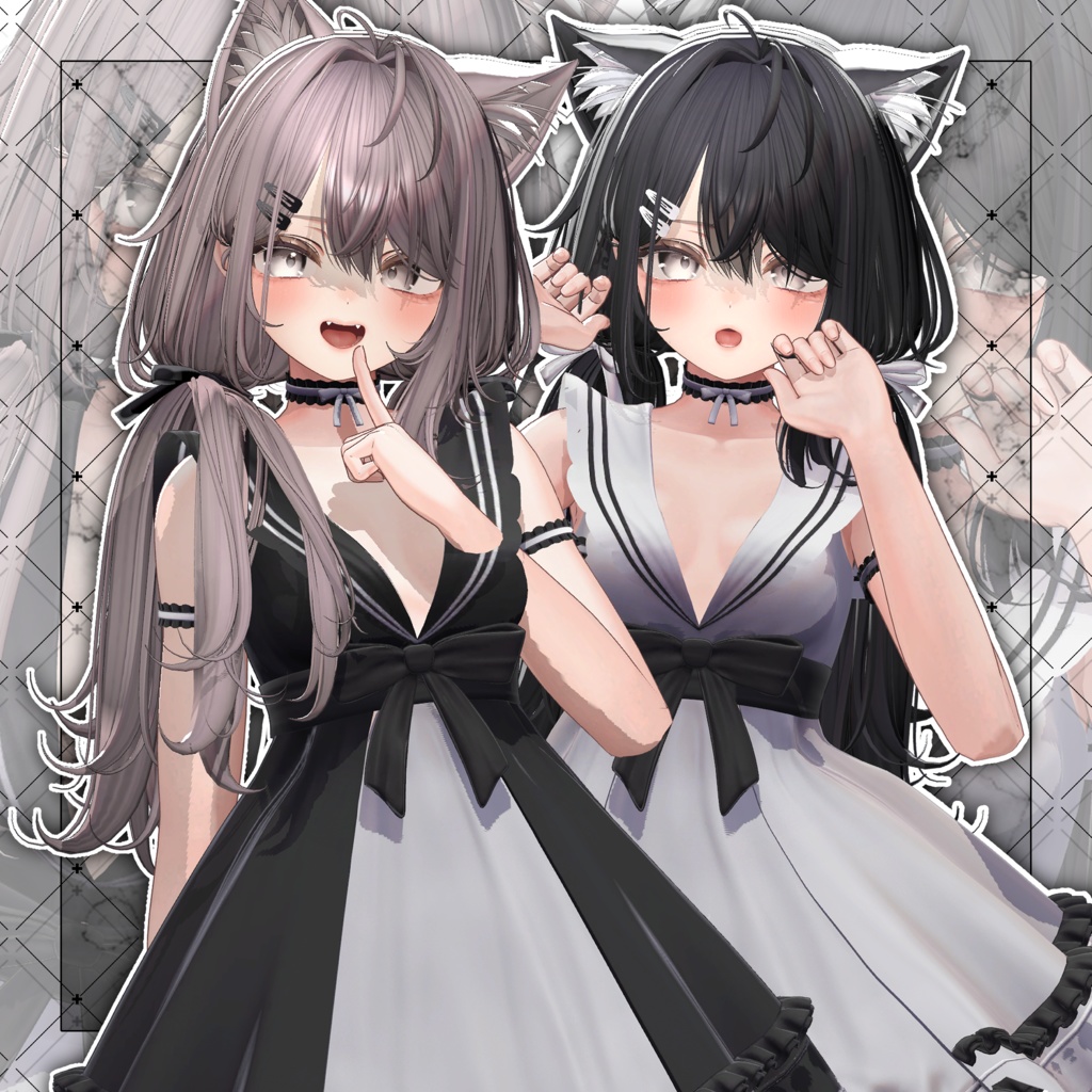 【VRC想定】Oversleep low Twin Tail