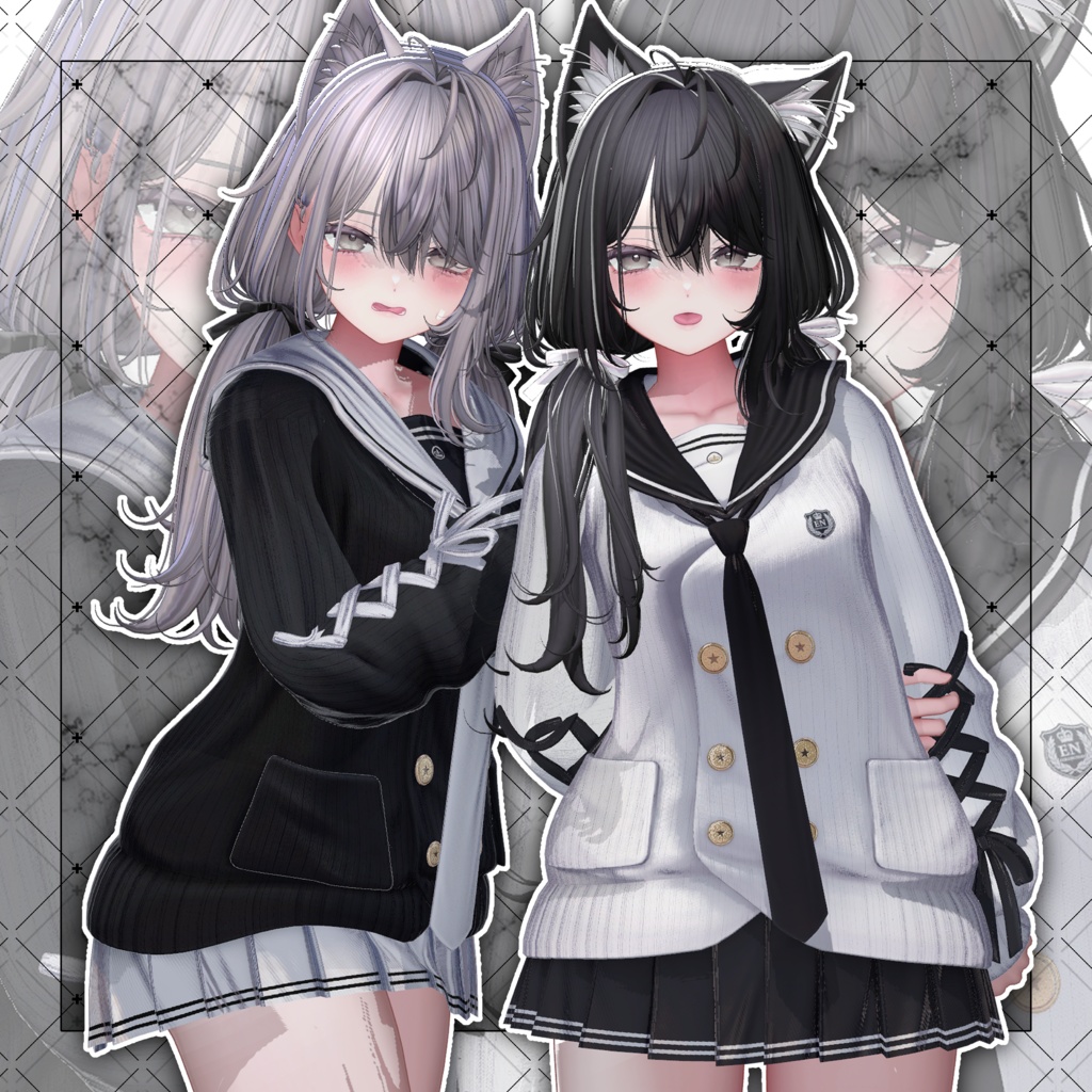 【VRC想定】Oversleep low Twin Tail