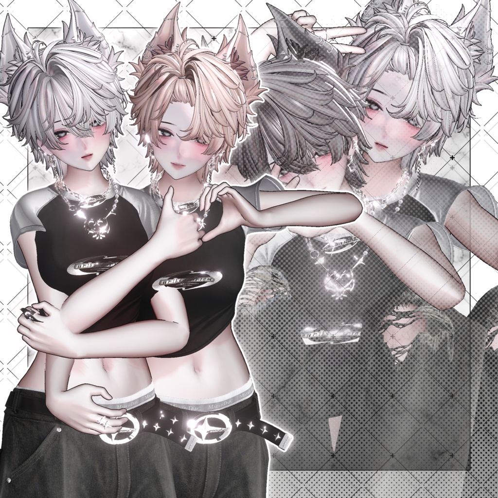 【VRC想定】Doberman Short Hair
