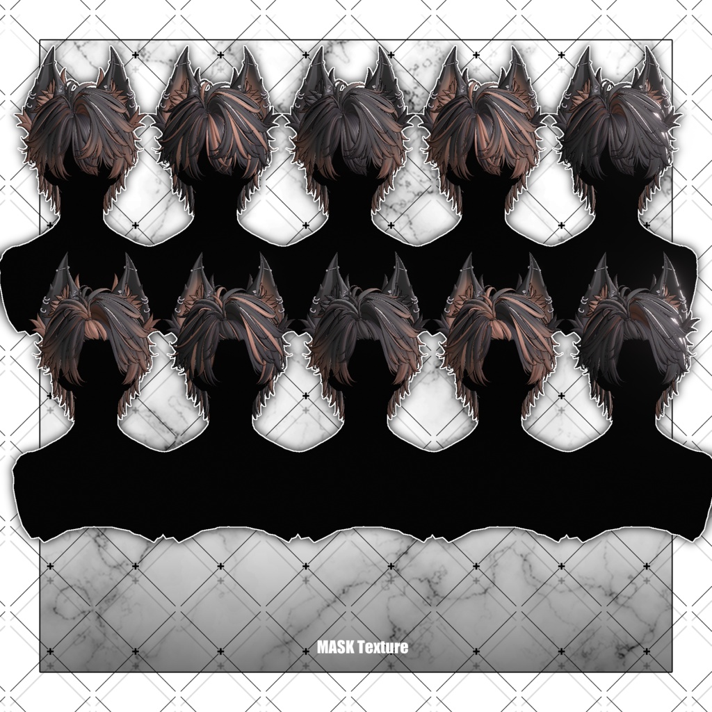 【VRC想定】Doberman Short Hair