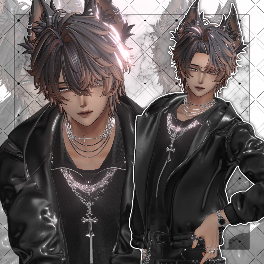 【VRC想定】Doberman Short Hair