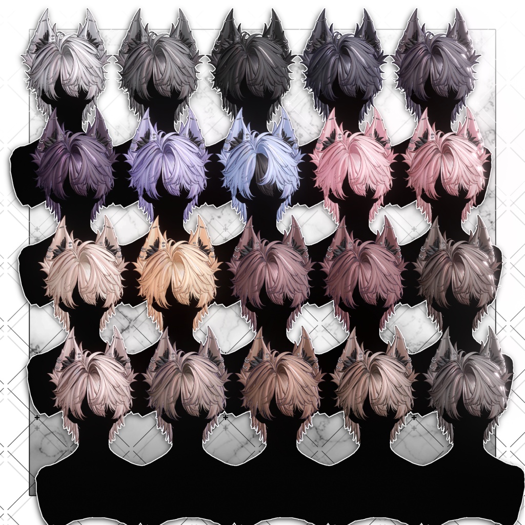 【VRC想定】Doberman Short Hair